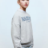 Mango sweatshirt marine in light vigore grey