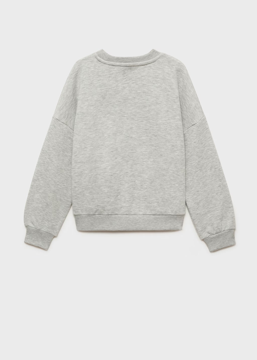Mango sweatshirt marine in light vigore grey - R