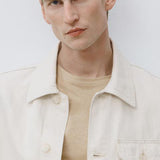 Mango jacket lucas in raw/unbleached