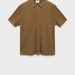Mango poloshirt ricard in khaki - B