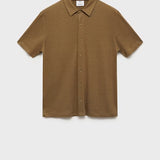 Mango poloshirt ricard in khaki - B