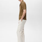 Mango poloshirt ricard in khaki - D2
