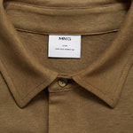 Mango poloshirt ricard in khaki - D8