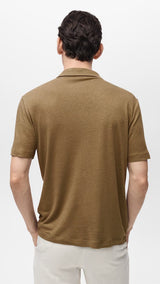 Mango poloshirt ricard in khaki - R