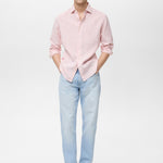 Mango shirt emma in light pink - 99999999_01