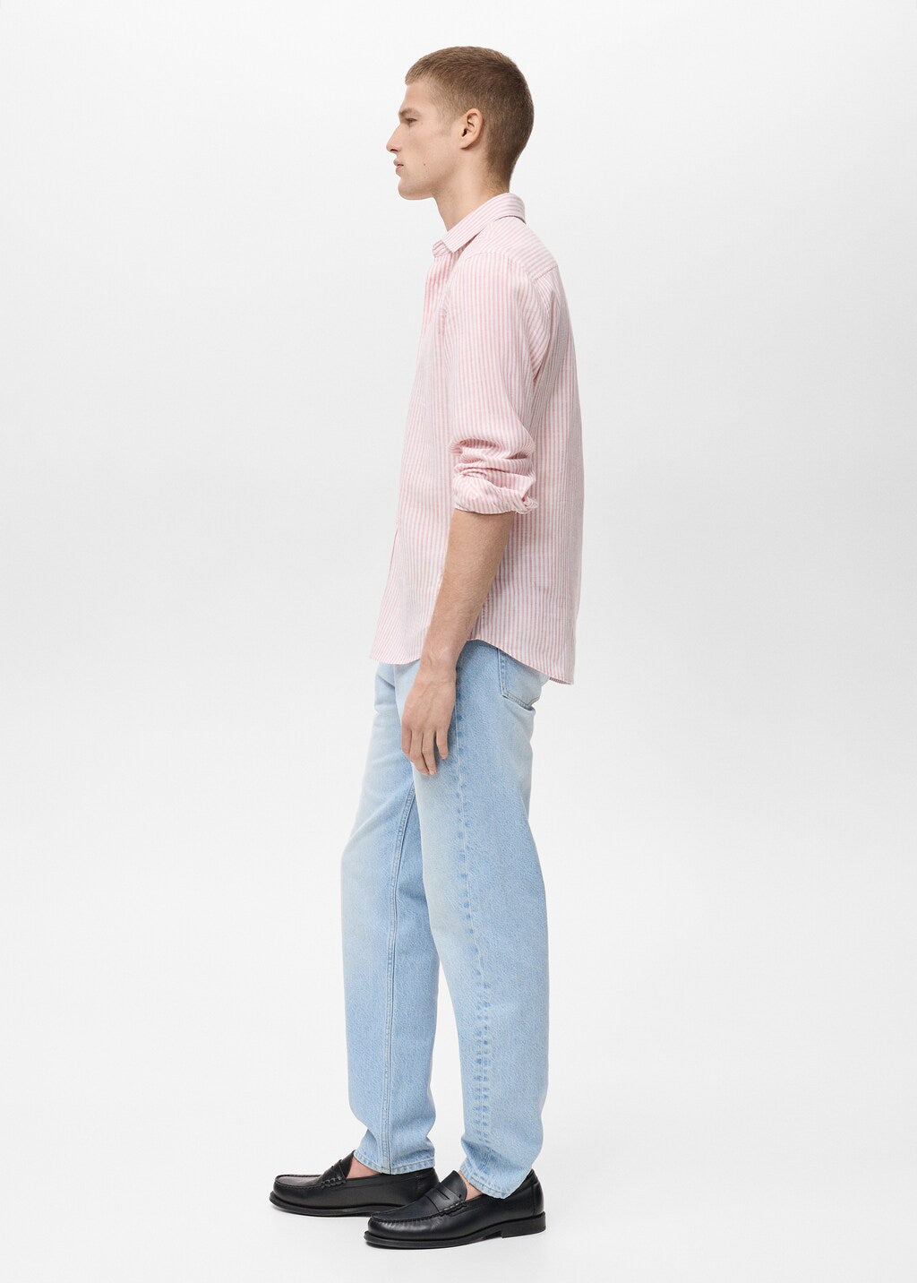 Mango shirt emma in light pink - D2