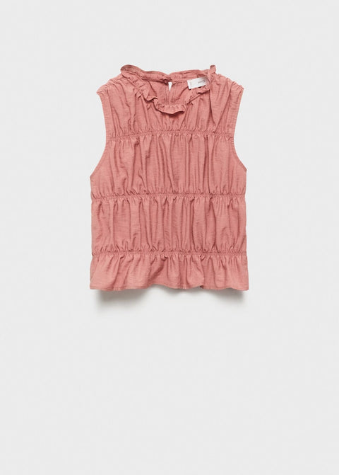 Mango blouse cupcake in pink