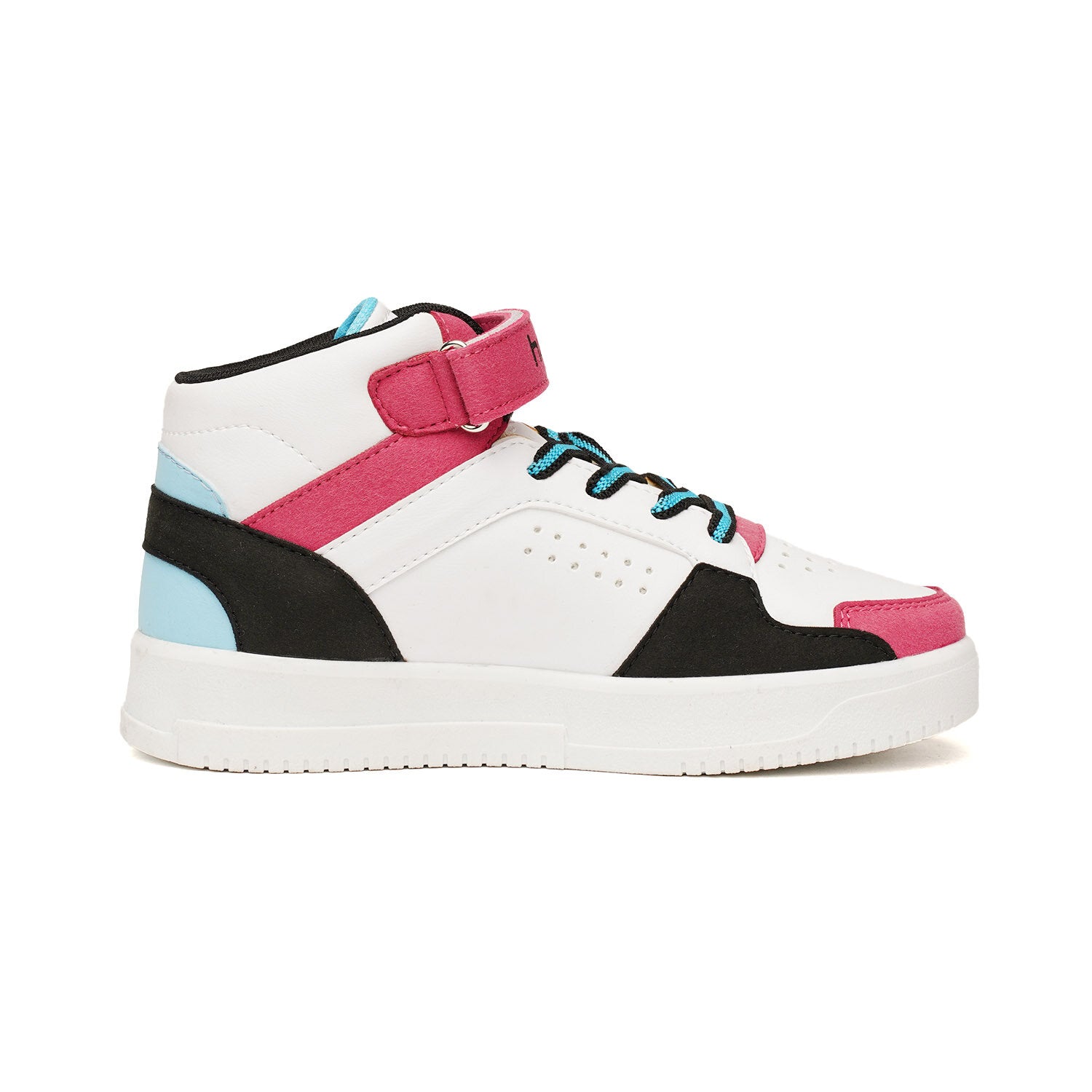 Hummel courfu jr. in white/black/pink - Image 2