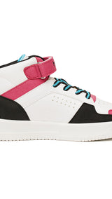Hummel courfu jr. in white/black/pink - Image 2