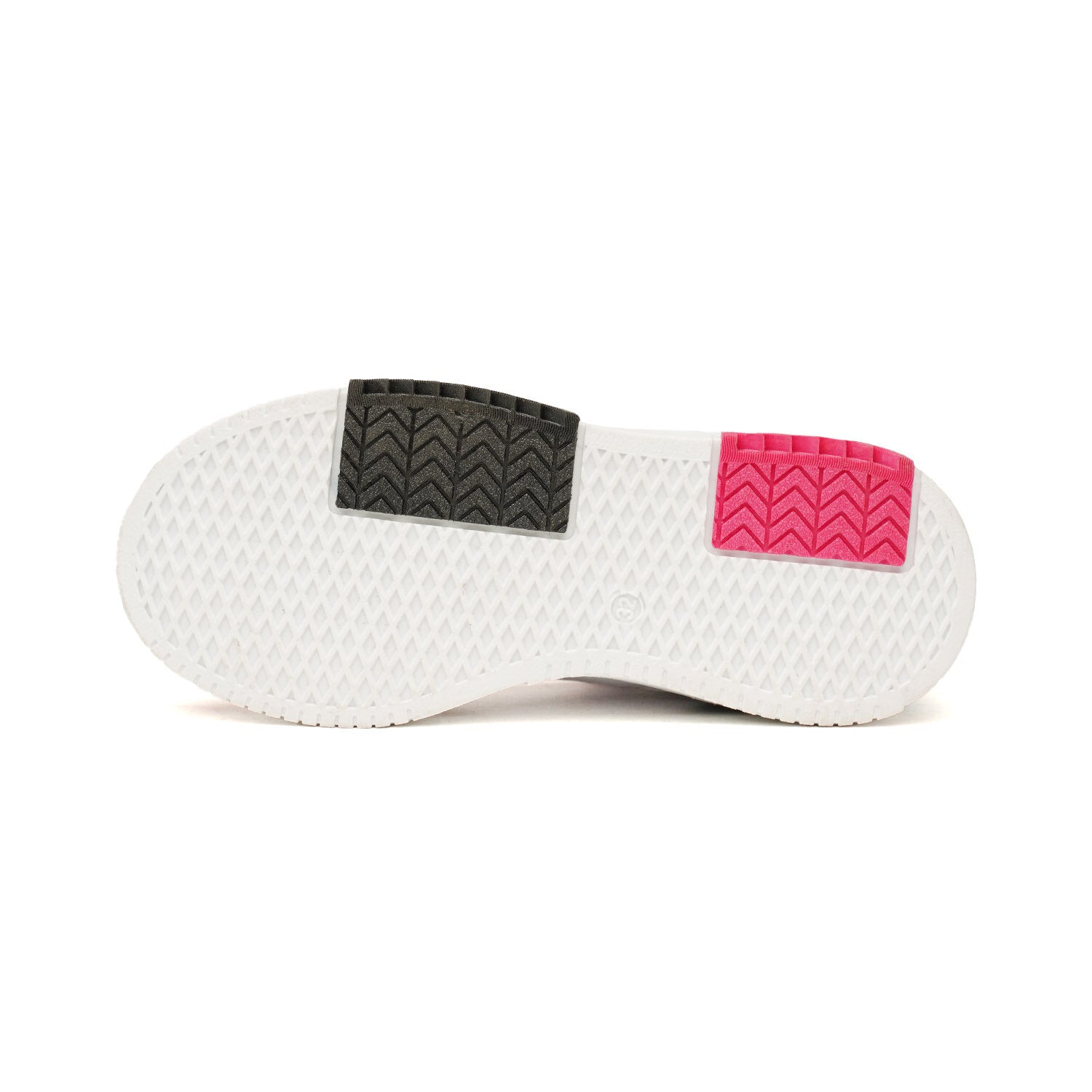 Hummel courfu jr. in white/black/pink - Image 3