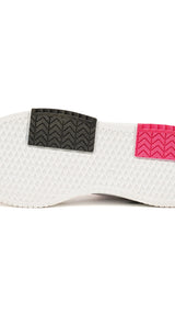 Hummel courfu jr. in white/black/pink - Image 3