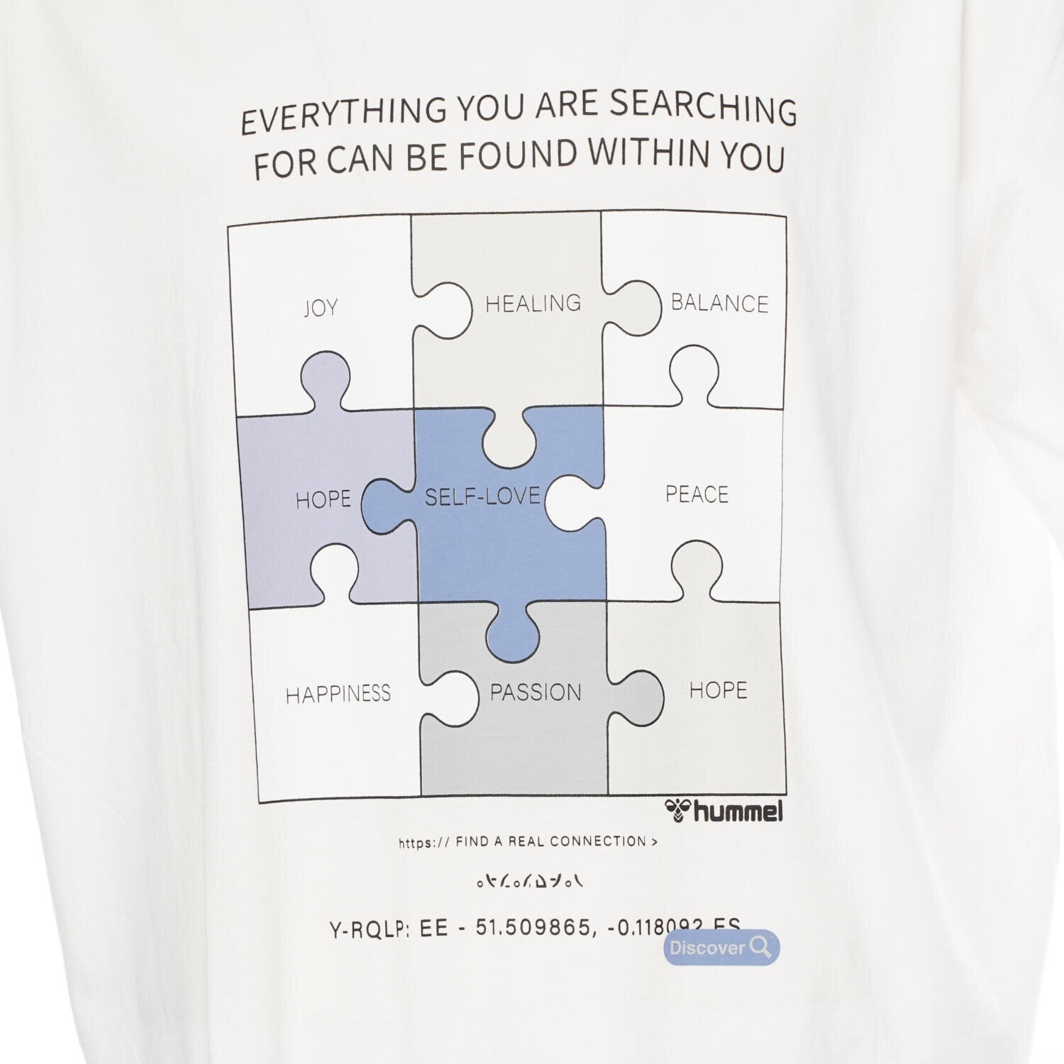 Hummel hmlDANNIEL oversize t shirt s in off white - Image 4