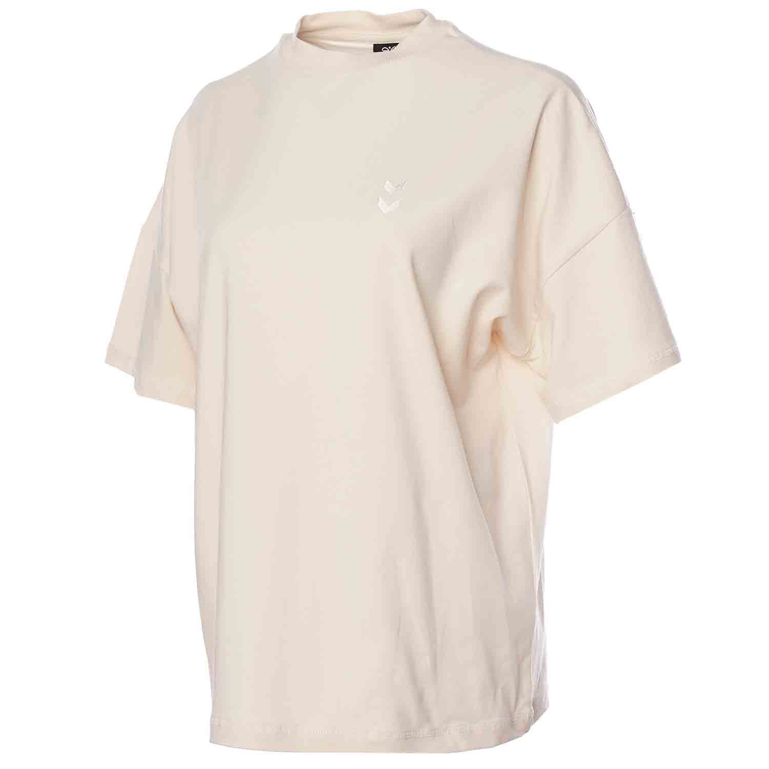 Hummel hmlANET oversize t-shirt s/s in whitecap grey - Image 3