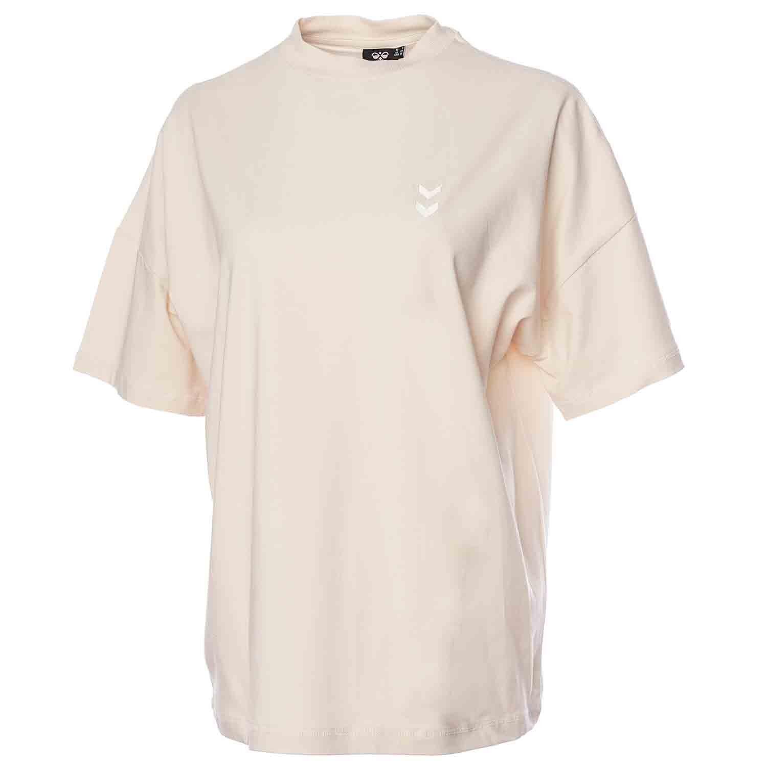 Hummel hmlANET oversize t-shirt s/s in whitecap grey - Image 4