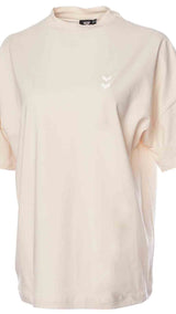 Hummel hmlANET oversize t-shirt s/s in whitecap grey - Image 4