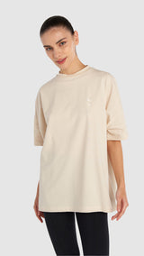 Hummel hmlANET oversize t-shirt s/s in whitecap grey - Image 1