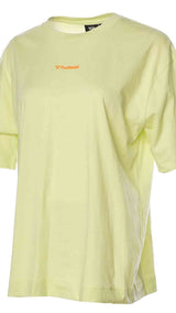 Hummel hmlANGIE oversize t-shirt s/s in shadow lime - Image 1