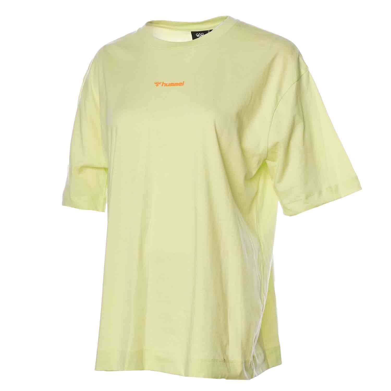 Hummel hmlANGIE oversize t-shirt s/s in shadow lime - Image 5