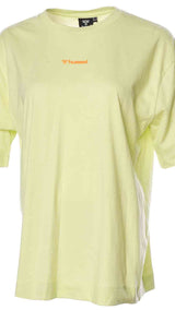Hummel hmlANGIE oversize t-shirt s/s in shadow lime - Image 2