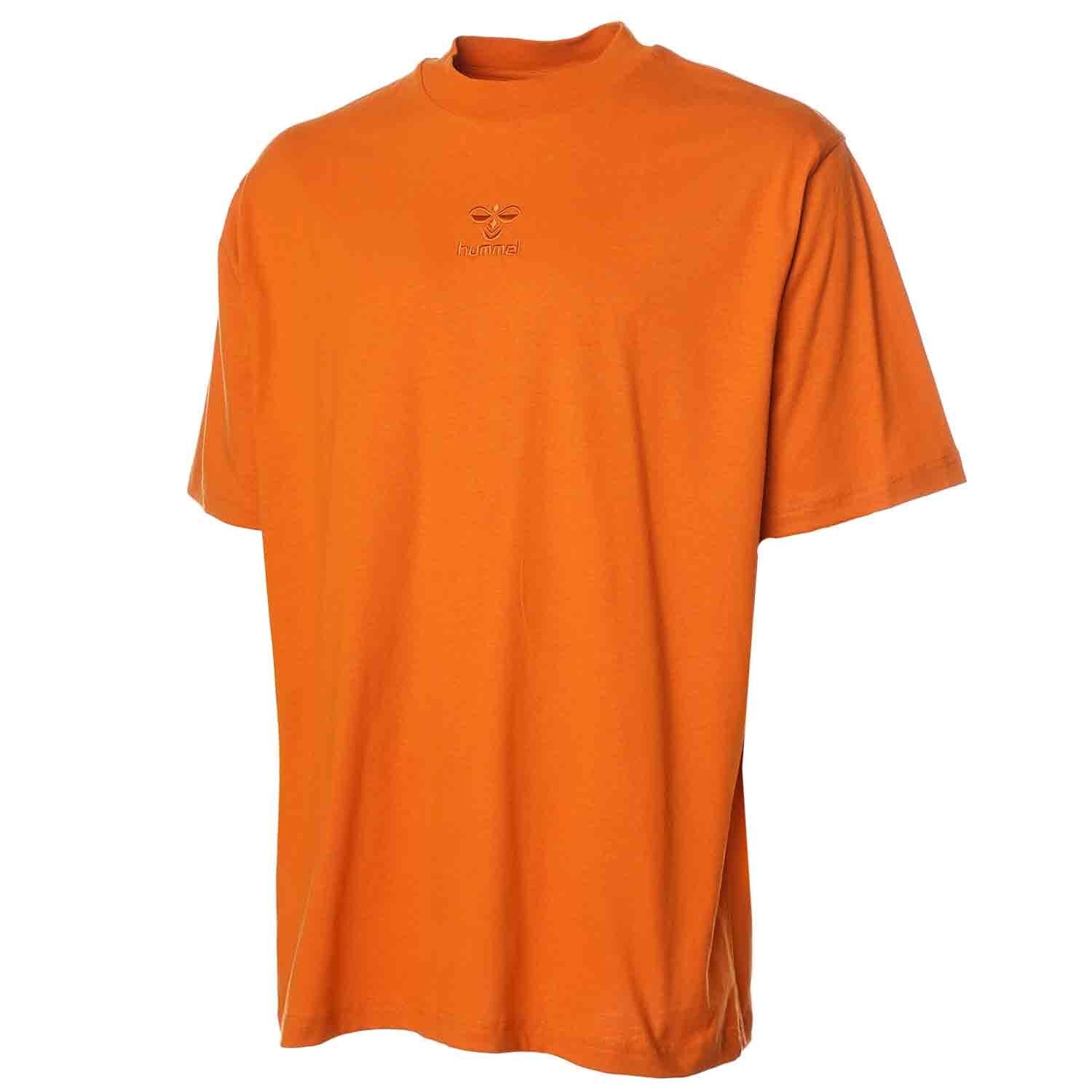Hummel hmlBRITT oversize t-shirt s/s in marmalade - Image 4