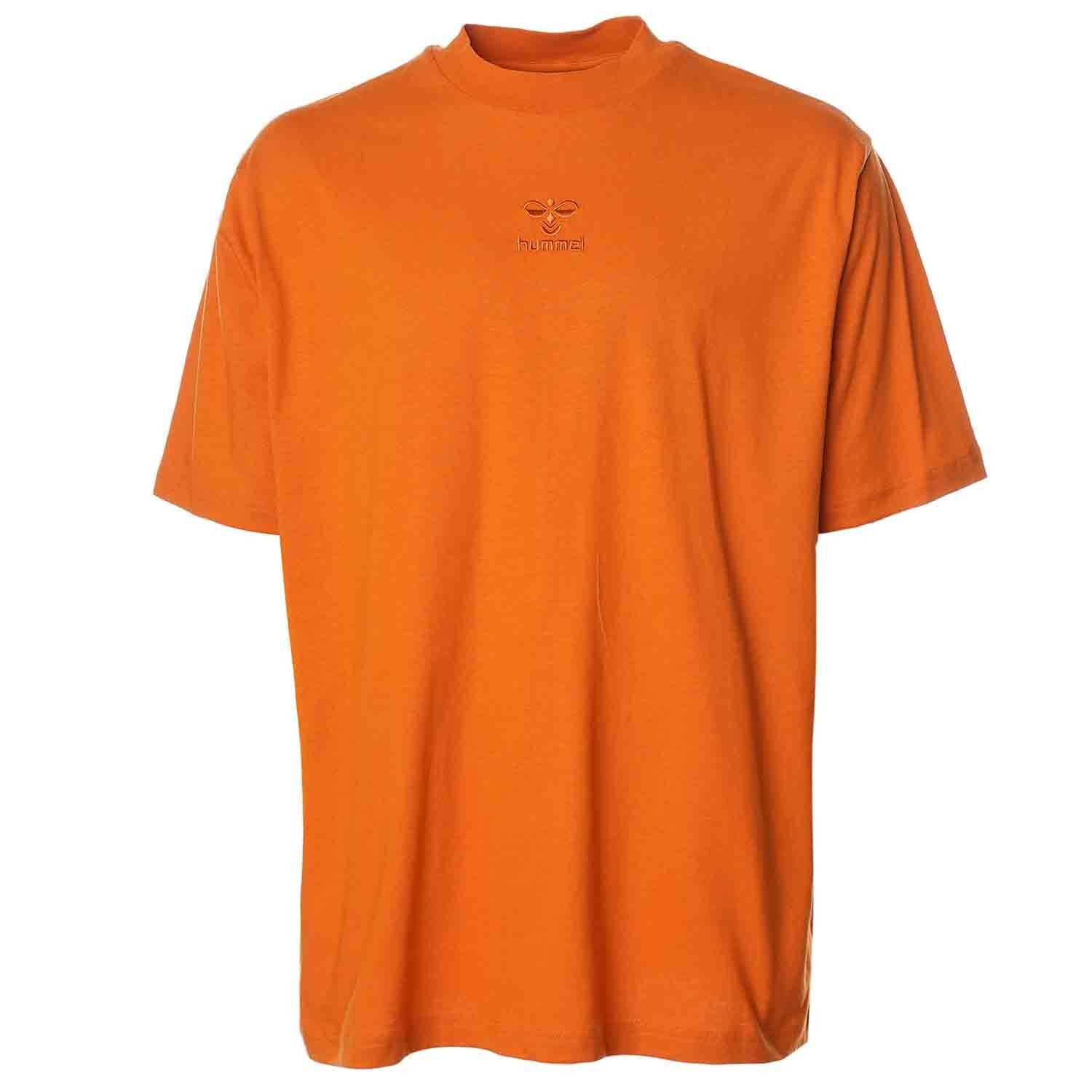 Hummel hmlBRITT oversize t-shirt s/s in marmalade - Image 5