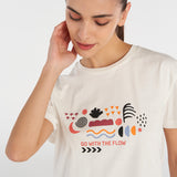 Hummel hmlDORY t-shirt s/s in off white - Image 2