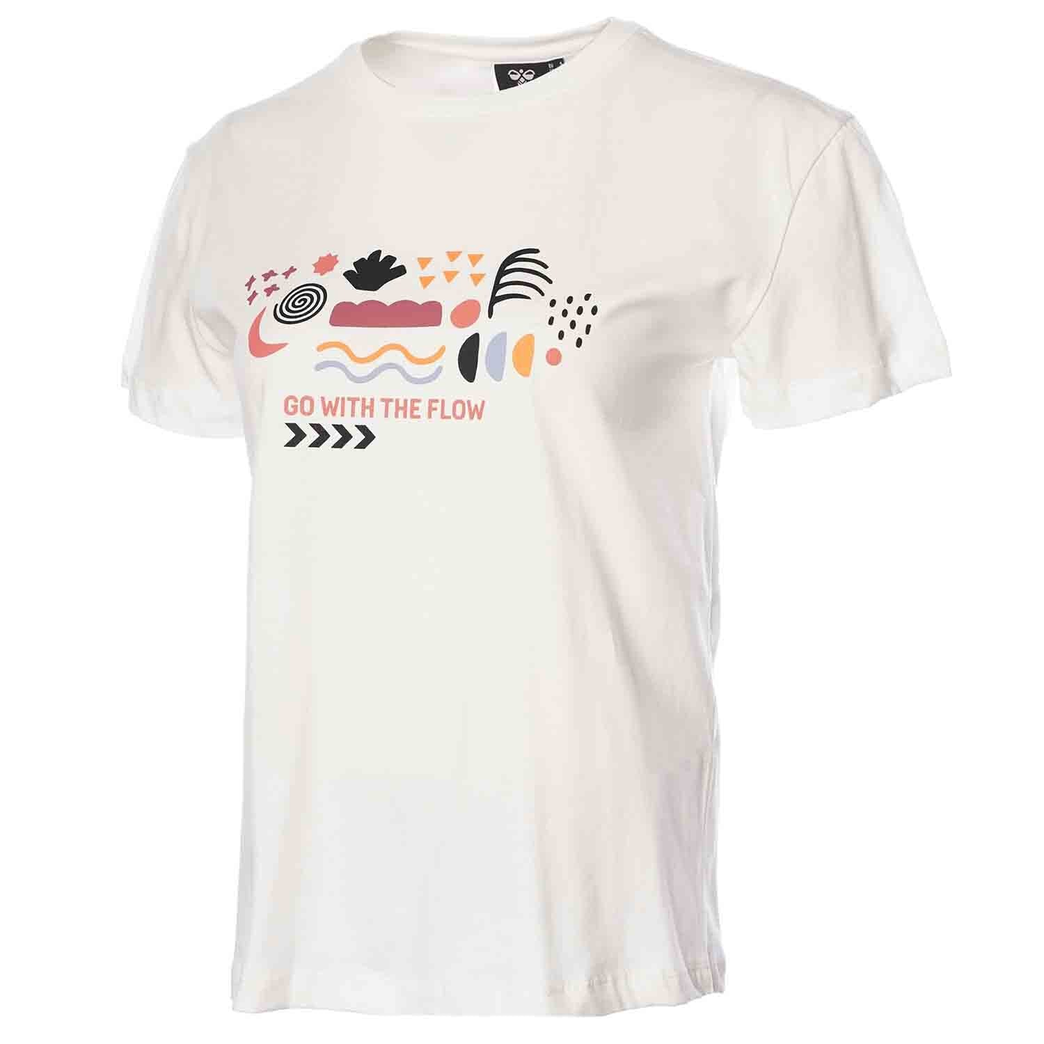 Hummel hmlDORY t-shirt s/s in off white - Image 4