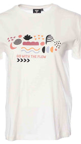 Hummel hmlDORY t-shirt s/s in off white - Image 5