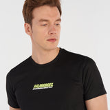 Hummel hmlFRED t-shirt s/s in black - Image 2