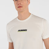 Hummel hmlFRED t-shirt s/s in off white - Image 2