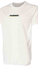 Hummel hmlFRED t-shirt s/s in off white - Image 4