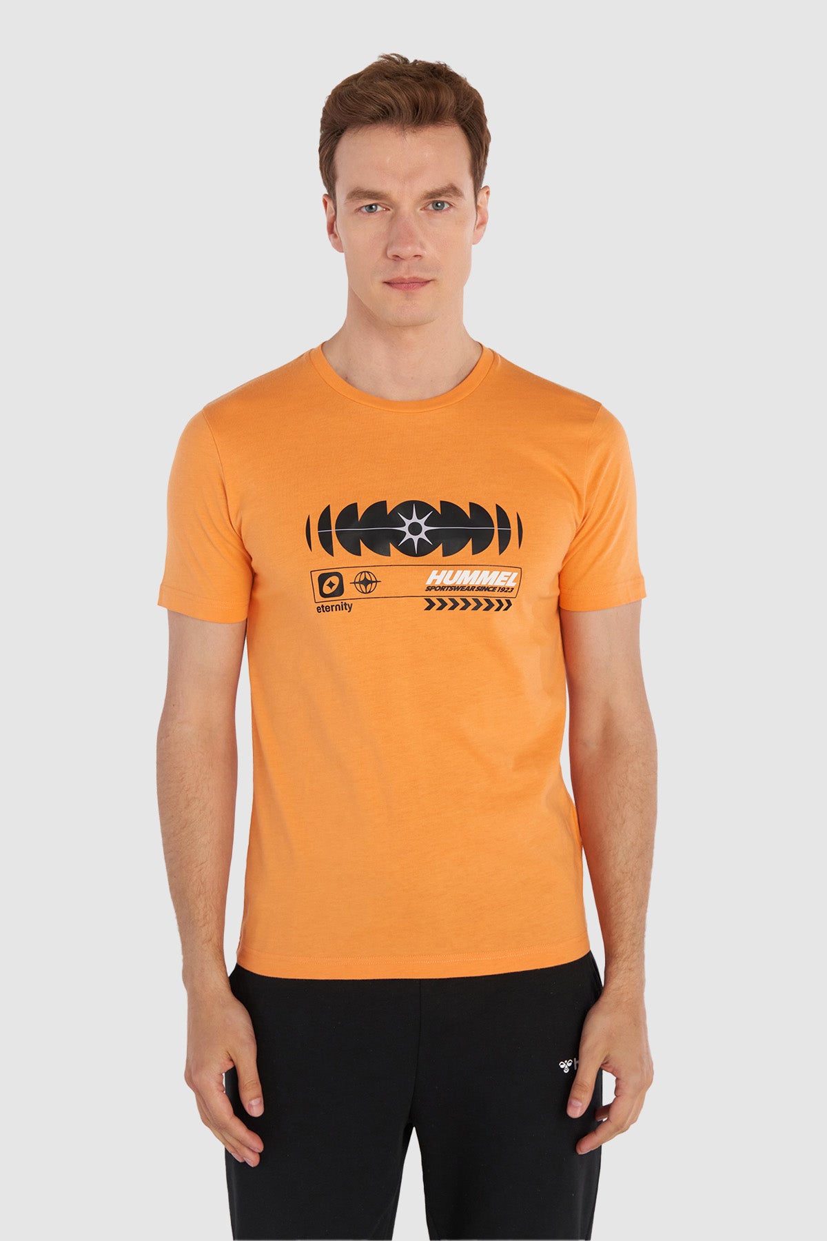 Hummel hmlJOSEN t-shirt s/s in bright marigold - Image 1