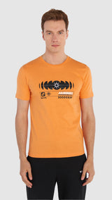 Hummel hmlJOSEN t-shirt s/s in bright marigold - Image 6