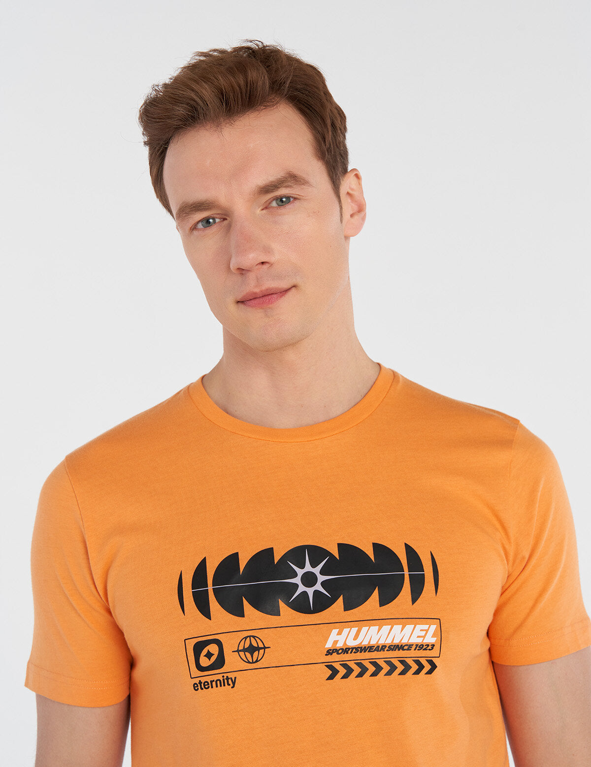 Hummel hmlJOSEN t-shirt s/s in bright marigold - Image 2