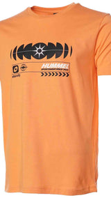 Hummel hmlJOSEN t-shirt s/s in bright marigold - Image 9