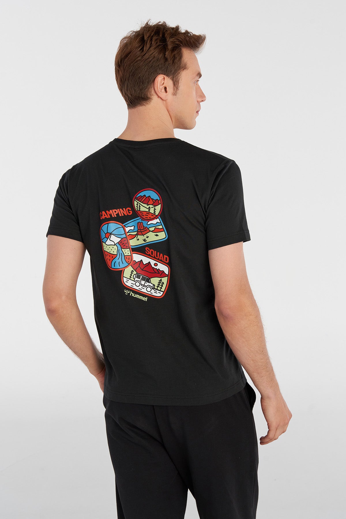 Hummel hmlLEON t-shirt s/s in black - Image 3