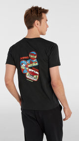 Hummel hmlLEON t-shirt s/s in black - Image 3