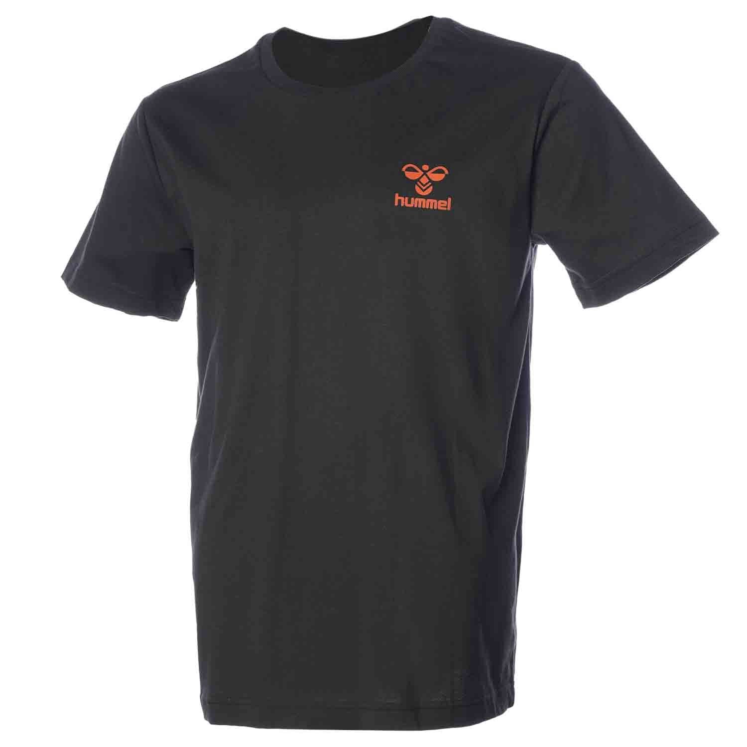 Hummel hmlLEON t-shirt s/s in black - Image 9