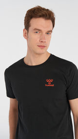 Hummel hmlLEON t-shirt s/s in black - Image 7