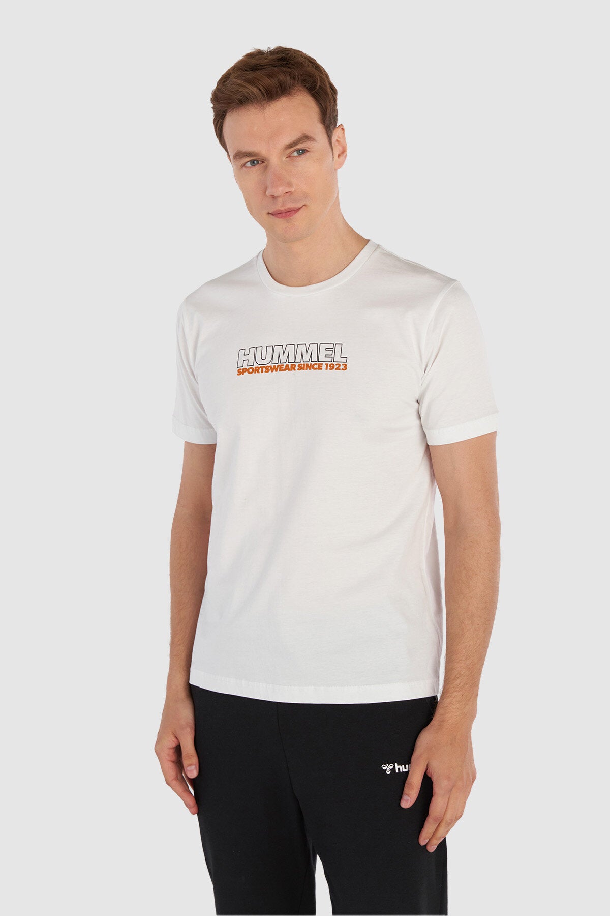 Hummel hmlMARLEY t-shirt s/s in off white - Image 1