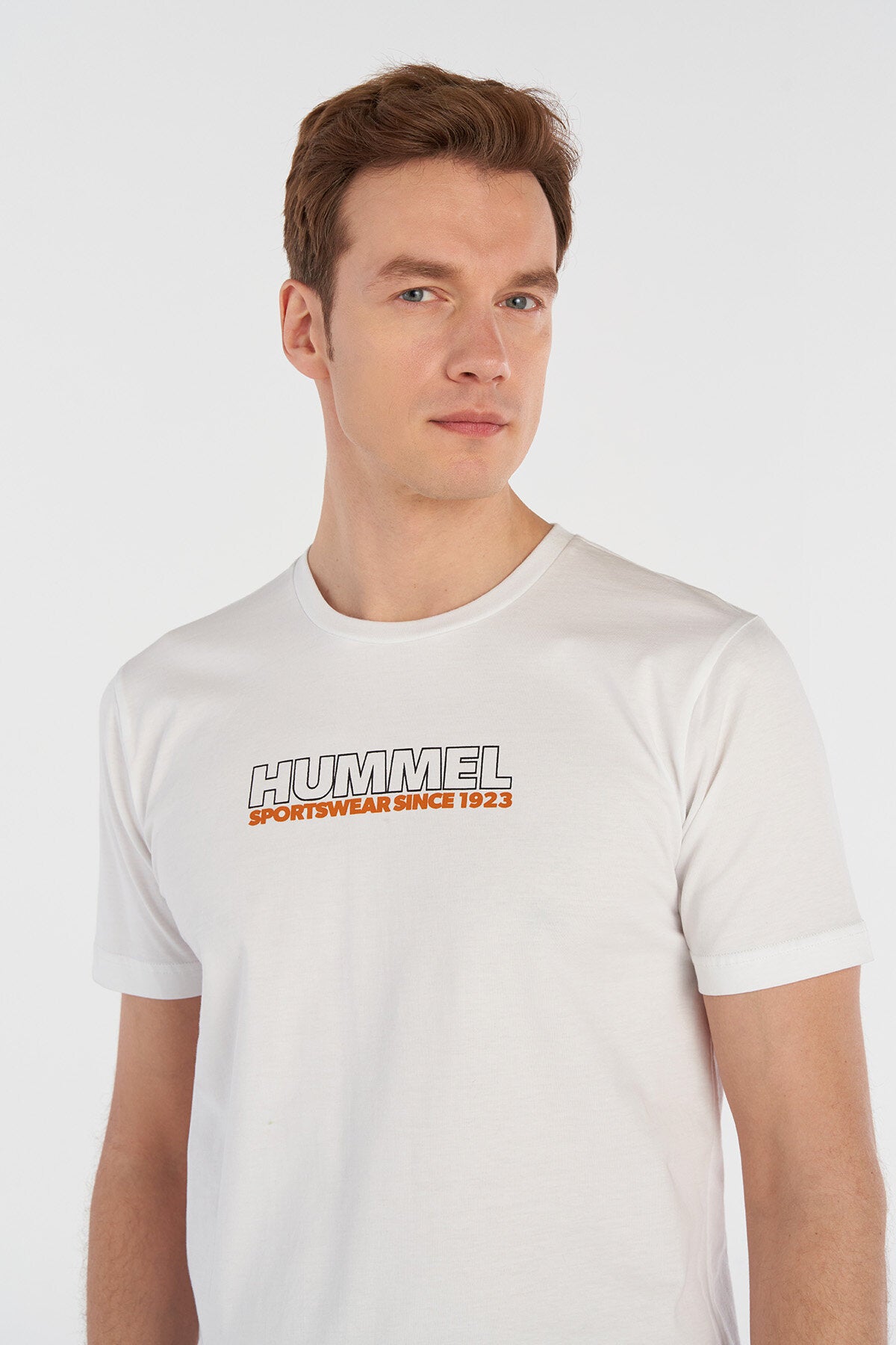 Hummel hmlMARLEY t-shirt s/s in off white - Image 7