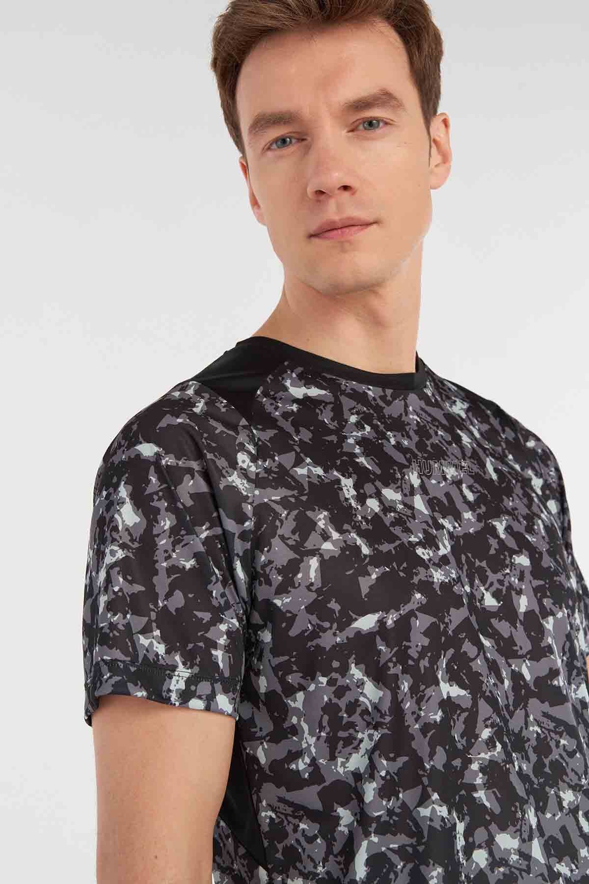 Hummel hmlMEGA t-shirt s/s in black - Image 8