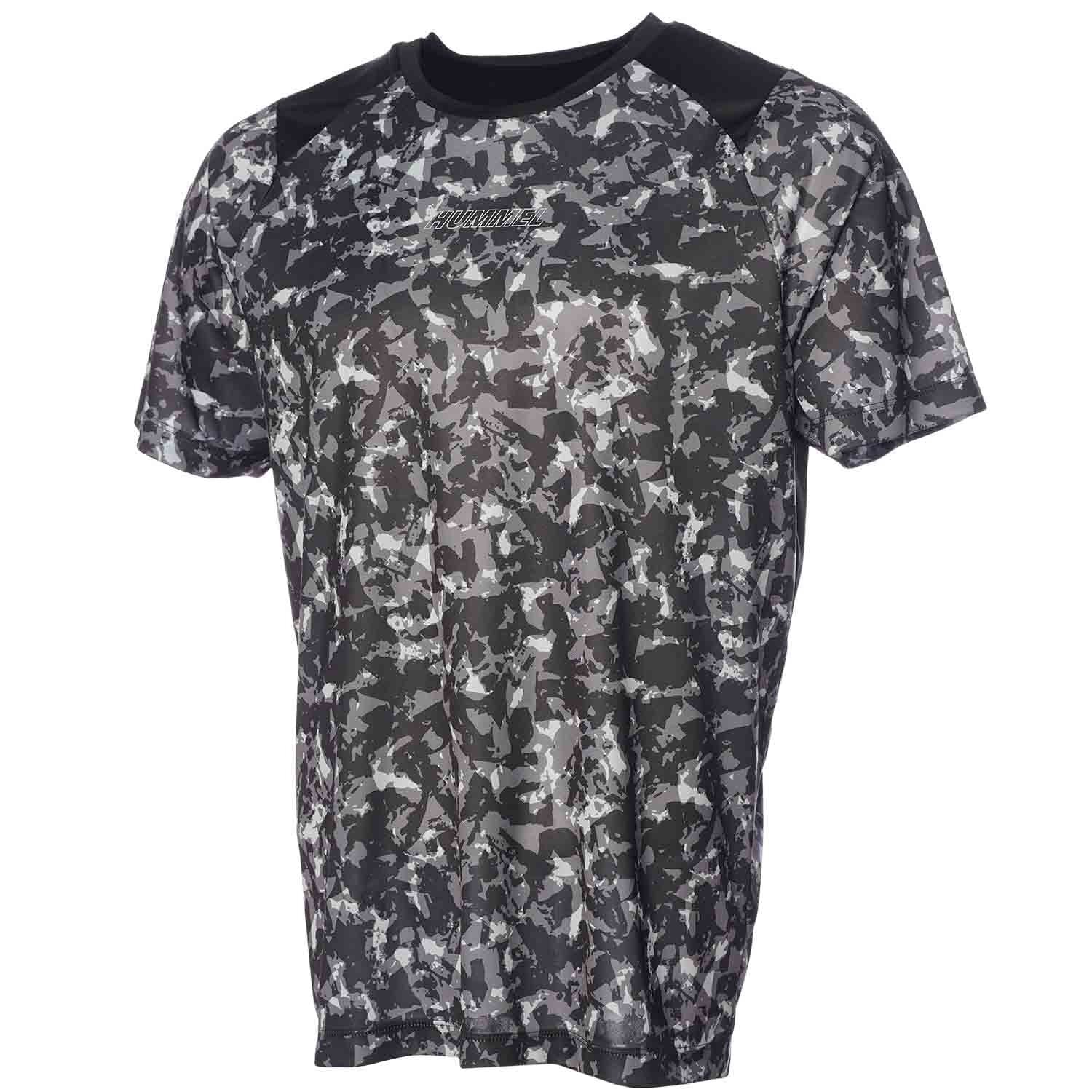 Hummel hmlMEGA t-shirt s/s in black - Image 5