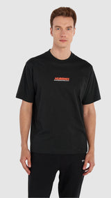 Hummel hmlWALTON oversize t-shirt s/s in black - Image 1