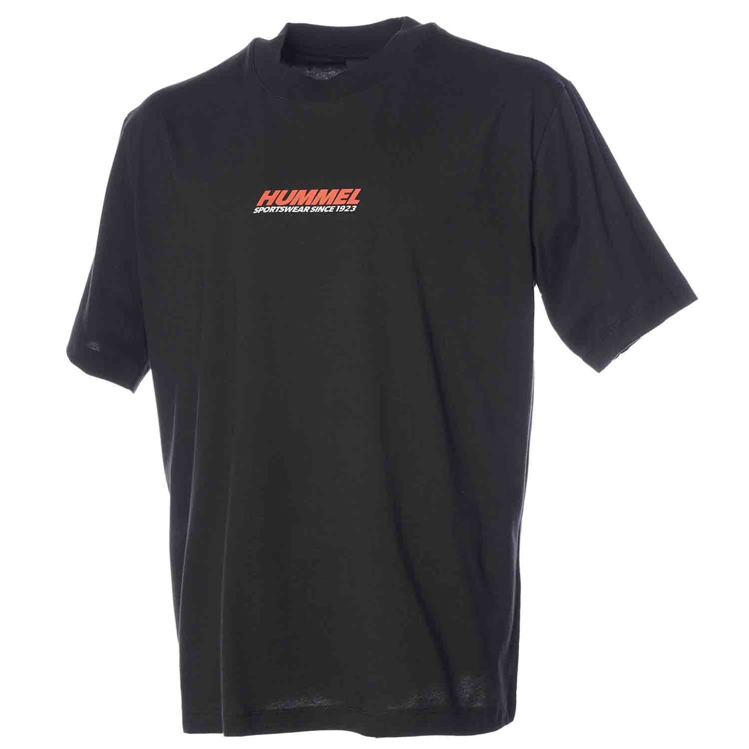 Hummel hmlWALTON oversize t-shirt s/s in black - Image 3