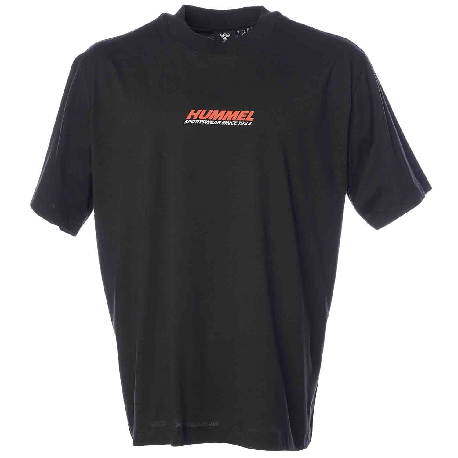 Hummel hmlWALTON oversize t-shirt s/s in black - Image 4