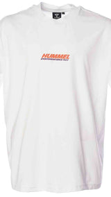 Hummel hmlWALTON oversize t-shirt s/s in off white - Image 5