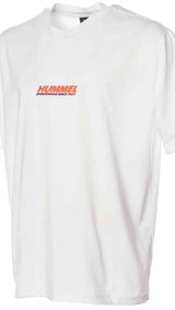 Hummel hmlWALTON oversize t-shirt s/s in off white - Image 4