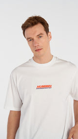 Hummel hmlWALTON oversize t-shirt s/s in off white - Image 2