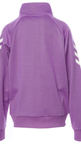 Hummel hmlJAROMIR zip jacket in pastel lavender - Image 3